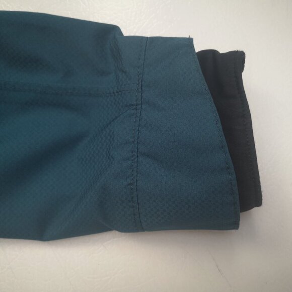 2 / $30.00 - Asics Men's Size Small Full Zip Turquoise Windbreaker - Picture 10 of 14